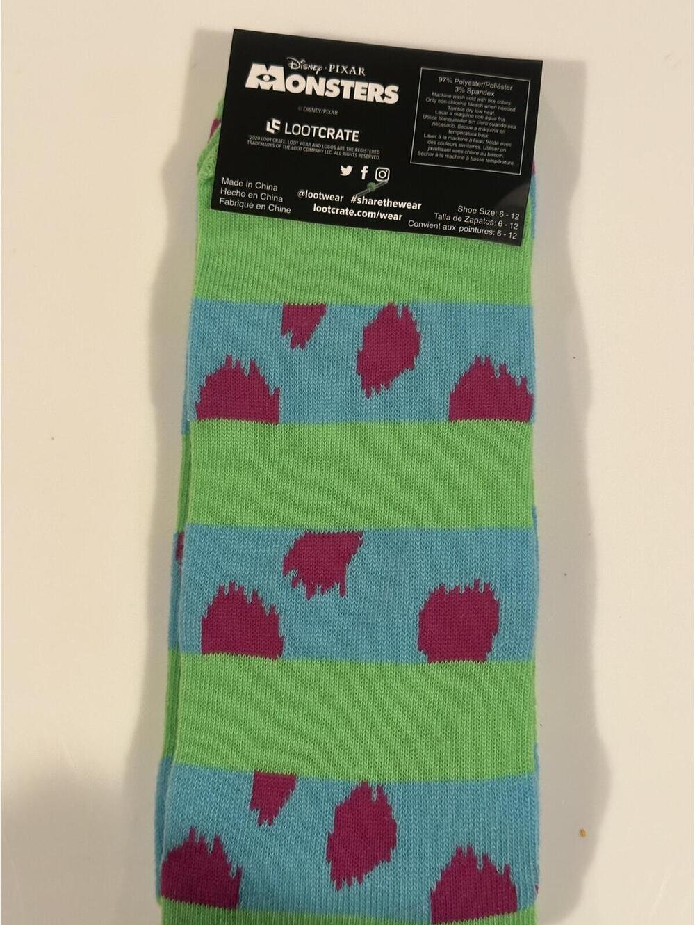Disney Monsters Inc Limited Edition Socks